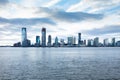 View Of Jersey City With Hudson River Royalty Free Stock Photo