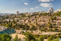 Historic neighborhood Yemin Moshe in Jerusalem, Israel Royalty Free Stock Photo