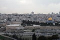 View of Jerusalem from the Mount Of Olives - Israel Royalty Free Stock Photo