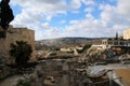 A view of Jerusalem on a sunny day Royalty Free Stock Photo