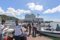 View of Jesselton Point, Kota Kinabalu , Sabah, Malaysia Royalty Free Stock Photo