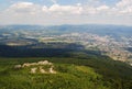 View from the Jested tower, the Czech Republic Royalty Free Stock Photo