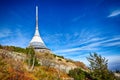 View on Jested tower ,Liberec, Czech Republic Royalty Free Stock Photo