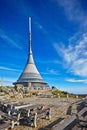 View on Jested tower, Liberec, Czech Republic Royalty Free Stock Photo