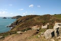 View of Jethou from Herm Royalty Free Stock Photo