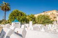 View at the Jewish cemetery in Mellah quarter in Fez ,Morocco