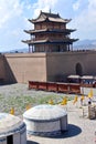 View of the Jiayuguan Fort, China