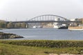 View of the John Frost Bridge in Arnhem Royalty Free Stock Photo
