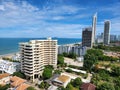 View of jomtien beach in pattaya Thailand