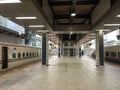 View of the JR train station in Nikko, Japan