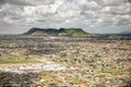 View of Juba, capital of South Sudan, taken from above Royalty Free Stock Photo