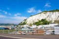 View from A2 Jubilee Way near Dover Kent UK