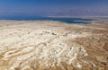 View of Judaean Desert and Dead See from Masada. Israel. Royalty Free Stock Photo