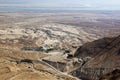 View of Judaean Desert and Dead See from Masada. Israel Royalty Free Stock Photo