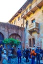 View of Juliet house in Verona Italy Royalty Free Stock Photo