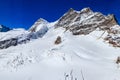 View of Jungfrau, Top of Europe, Bernese Oberland, Switzerland Royalty Free Stock Photo