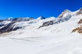 View of the Jungfraujoch, Top of Europe, Bernese Oberland, Switzerland Royalty Free Stock Photo