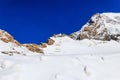 View of Jungfraujoch, Top of Europe, Bernese Oberland, Switzerland Royalty Free Stock Photo