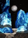 View of jupiter since Satellite Europa