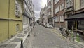 View from Kadikoy district with its old and historical buildings and narrow streets Royalty Free Stock Photo