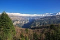 The view on Kadisha Valley, Bsharri, Lebanon Royalty Free Stock Photo