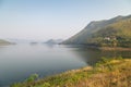 View of the kaengkrachan dam in petchburi, Thailand Royalty Free Stock Photo