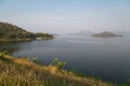 View of the kaengkrachan dam in petchburi, Thailand Royalty Free Stock Photo