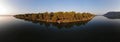 Panoramic view of Kaiafas lake at western Peloponnese