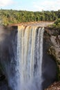 A view of the Kaieteur falls, Guyana. Royalty Free Stock Photo