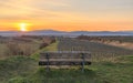 Kaiserstuhl Sunrise Royalty Free Stock Photo