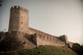 View of Kalemegdan fortress. Belgrade, Serbia. Color tone tuned Royalty Free Stock Photo