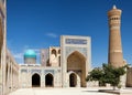 View of Kalon mosque - Bukhara - Uzbekistan Royalty Free Stock Photo