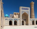 View of Kalon mosque and minaret - Bukhara Royalty Free Stock Photo