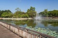 View of Kandawgyi Lake in Yangon Royalty Free Stock Photo