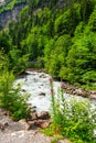 View of the Kander river, Switzerland Royalty Free Stock Photo