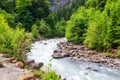 View of the Kander river, Switzerland Royalty Free Stock Photo