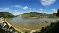 view of Kang Pha Dai,border of Thailand and Lao.End of Khong riv