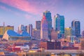 View of Kansas City skyline in Missouri Royalty Free Stock Photo