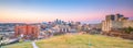 View of Kansas City skyline in Missouri Royalty Free Stock Photo