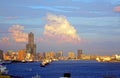 View of Kaohsiung City at Sunset Time