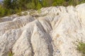 View of the kaolin mine Royalty Free Stock Photo