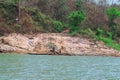 View of kaptai lake, Rangamati, Bangladesh. The beautiful clear lake kaptai with view on the mountains