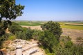 View of the Karamenderes plain from the ancient city of Troy