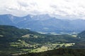 View at Karawanks, Austrian border