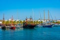 View of Kardamena port at Kos island in Greece