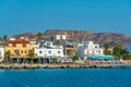 View of Kardamena port at Kos island in Greece Royalty Free Stock Photo