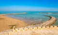 View from Kasbah of the Udayas at the river Bou Regrega and Atlantic ocean - Rabat,Morocco Royalty Free Stock Photo