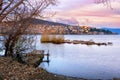 View of Kastoria town and Orestiada, Greece. Royalty Free Stock Photo