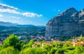 View of Kastraki village in Greece