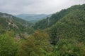 View of Katusnica river canyon near Gostilje waterfalls in Zlatibor region, Serbia.